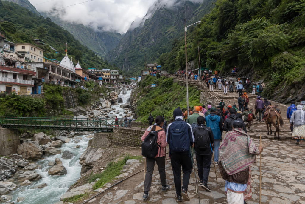Gaurikund starting point of the Kedarnath trek