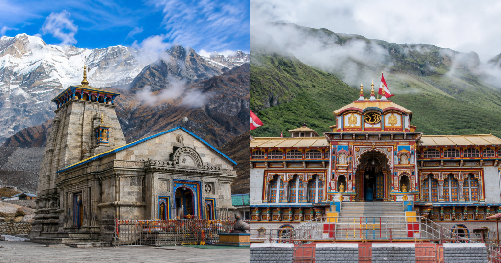 Kedarnath and Badrinath Yatra in the Himalayas